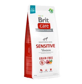 Brit Care Dog Grain-free Sensitive - сухий беззерновий корм з олениною для собак з чутливим травленням, 12кг