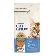 Purina Cat Chow 3in1 - сухий корм для котів з формулою потрійної дії, 15кг