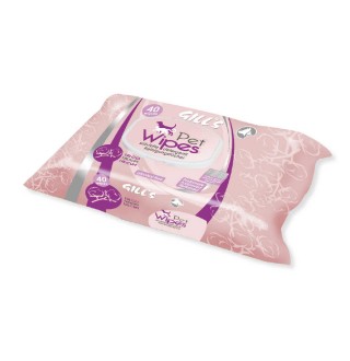 Croci Gill's Talc - гігієнічні вологі серветки з тальком, 40шт