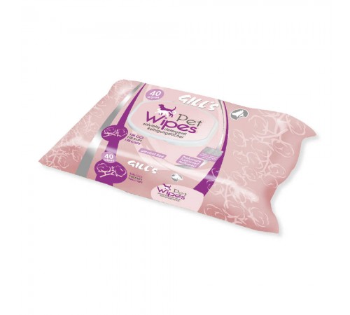 Croci Gill's Talc - гігієнічні вологі серветки з тальком, 40шт