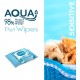 Croci Pet Wipes Aqua+ Sensitive - гігієнічні вологі серветки для тварин, 40шт