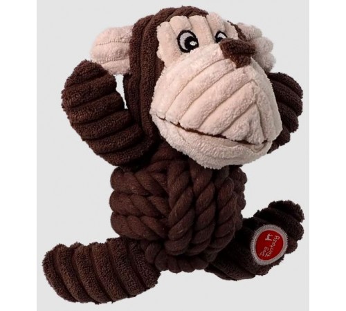 Dog Fantasy Safari Monkey with whistle knot - іграшка для собак Мавпочка з вузлом, 18см