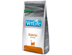 Farmina VetLife Diabetic Cat - Сухий корм-дієта для котів що страждають на цукровий діабет, 400г