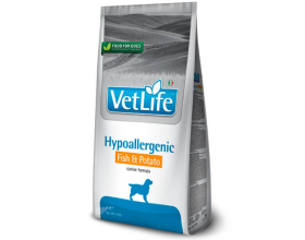 Farmina VetLife Hypoallergenic Fish&Potato – Cухий корм-дієта з рибою та картоплею для собак з харчовою алергією, 2кг