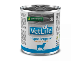 Farmina VetLife Natural Hypoallergenic Fish&Potato Dog - Консервований корм-дієта з рибою та картоплею для собак, які страждають на харчову алергію, 300г