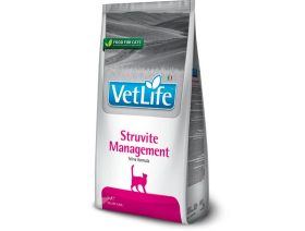 Farmina VetLife Struvite Management Cat - Cухий корм-дієта для котів при рецидивах струвітних уролітів, 400г