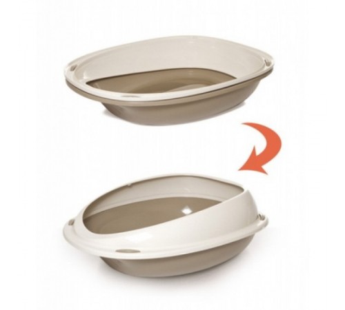 Georplast Shuttle - туалет відкритий для котів з рамкою 57x40x19см