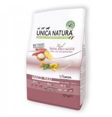 Gheda Unica Natura Unico Maxi Duck Rice and Potatoes - сухий корм для дорослих собак великих порід з качкою рисом та картоплею, 12кг