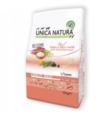 Gheda Unica Natura Unico Maxi Lamb, Rice and Horse Beans - сухий корм для дорослих собак великих порід з ягням рисом та бобами, 12кг