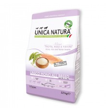 Gheda Unica Natura Unico Mono All breed Trout - сухий монопротеїновий корм для собак всіх порід з фореллю, 12кг