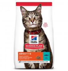 Hill's Science Plan Adult with Tuna - сухий корм з тунцем для дорослих котів, 300г