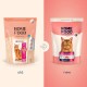 Home Food Healthy Skin&Shiny Coat - сухий корм з індичкою та лососем для здорової шкіри та блиску шерсті дорослих кішок, 1,6кг