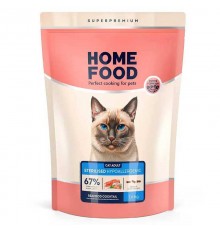 Home Food Hypoallergenic for Sterilized - гіпоалергенний сухий корм з морським коктейлем для стерилізованих кішок та кастрованих котів, 1,6кг