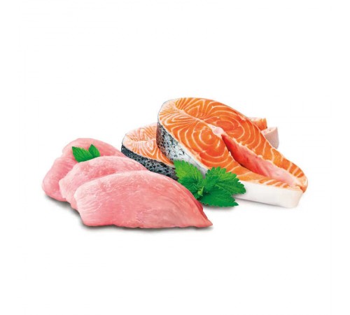 Home Food Adult Maxi - сухий корм здорова шкіра і блиск шерсті з індичкою та лососем для дорослих собак великих порід, 10кг