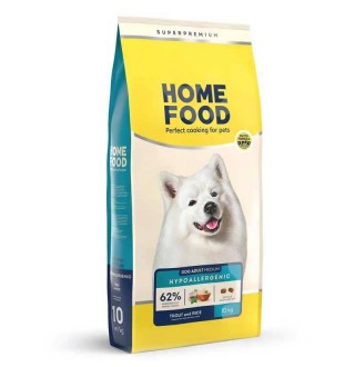 Home Food Hypoallergenic Adult Medium - гіпоалергенний сухий корм із фореллю та рисом для собак середніх порід з білою шерстю, 10кг