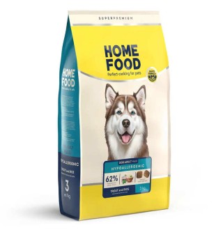 Home Food Adult Maxi - гіпоалергенний сухий корм з форелью та рисом для дорослих собак великих порід, 3кг