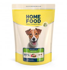 Home Food Adult Mini - сухий корм з ягнятиною та рисом для дорослих активних собак та юніорів дрібних порід, 700г