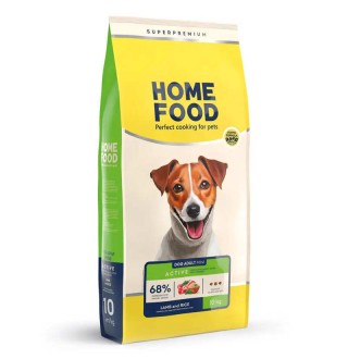 Home Food Adult Mini - сухий корм з ягнятиною та рисом для дорослих активних собак та юніорів дрібних порід, 10кг