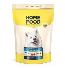 Home Food Hypoallergenic Adult Medium - гіпоалергенний сухий корм із фореллю та рисом для собак середніх порід з білою шерстю, 1,6кг