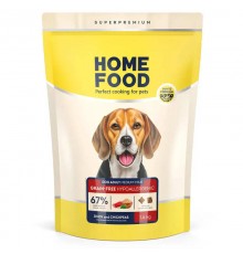 Home Food Adult Medium Maxi - сухий беззерновой гіпоалергенний корм з качкою та нутом для дорослих собак середніх й великих порід, 1,6кг