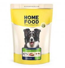 Home Food Adult Medium Maxi - сухий корм з ягнятиною та рисом для дорослих активних собак і юніорів середніх та великих порід, 1,6кг
