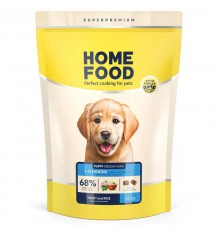 Home Food Hypoallergenic Puppy Medium/Maxi - гіпоалергенний сухий корм Форель з рисом для цуценят середніх та великих порід, 1,6кг