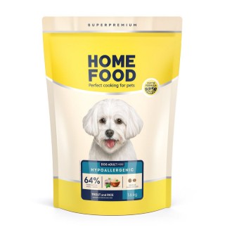 Home Food Hypoallergenic Adult Mini - гіпоалергенний сухий корм з фореллю та рисом для дорослих собак дрібних порід, 1,6кг