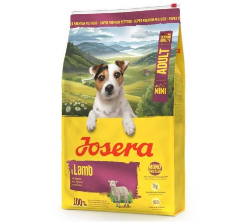Josera Mini Adult Lamb - сухий корм з ягнятиною для собак малих порід 10 кг
