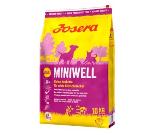 Josera Dog Adult Miniwell - cухий корм для собак малих порід, 10кг