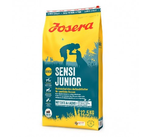 Josera Dog Sensi Junior - сухий корм для цуценят і дорослих собак середніх та великих порід з чутливим травленням, 12,5кг