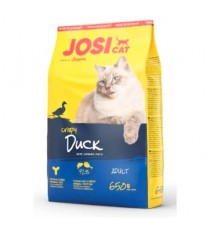 JosiCat by Josera Crispy Duck - сухий корм з качкою для дорослих котів, 650г