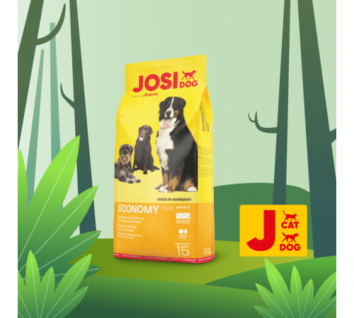 JosiDog by Josera Adult Economy (22/8) - сухий корм для дорослих собак з низькими енергетичними потребами, 15кг