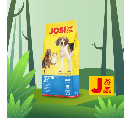JosiDog by Josera Adult Master Mix - сухий корм для дорослих собак всіх порід, 15кг