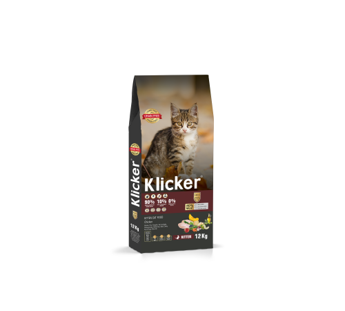Klicker Kitten with Chicken - сухий беззерновий холістик корм для кошенят з куркою, 12кг