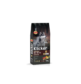 Klicker Dog Puppy with Lamb - сухий беззерновий холістик корм для цуценят всіх порід з ягням, 12кг