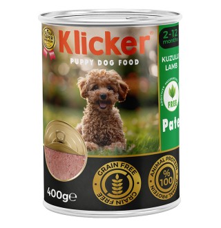 Klicker Dog Puppy with Lamb Pate  - вологий корм-паштет для цуценят з ягням, 400г