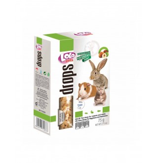 Lolopets дропси горіхові для гризунів 75гр LO-71033