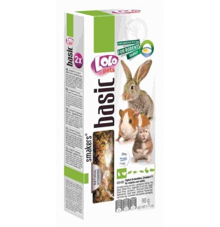 Lolopets Smakers® з йогуртом та кульбабою для гризунів та кролика 90гр., LO-71105