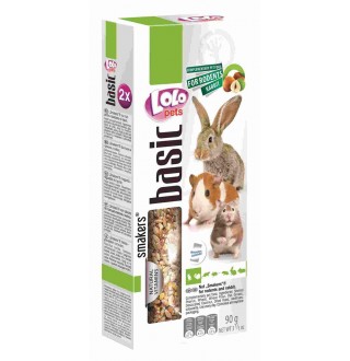 Lolopets Smakers® з горіхами для гризунів та кролика 90гр., LO-71106