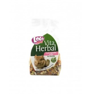 Lolopets Herbal - кладова овочів та фруктів для шиншил 100гр LO-74122