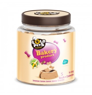 Lolopets ласощі для собак кісточки бананові S 210гр., LO-80606