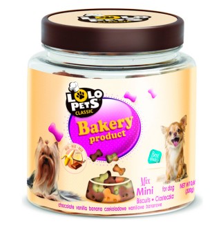 Lolopets Ласощі для собак косточки mix MINI 300гр., LO-80615