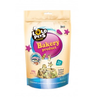 Lolopets Ласощі для собак крокети з морепродуктів 350гр., LO-80806