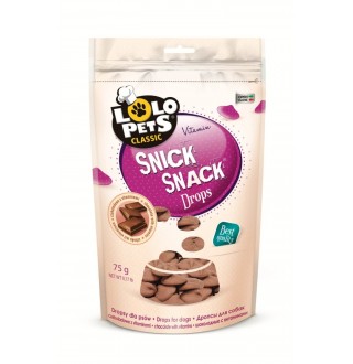 Lolopets дропси шоколадні з вітамінами для собак 75гр., LO-81010