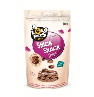 Lolopets дропси шоколадні з вітамінами для собак 200гр., LO-81011