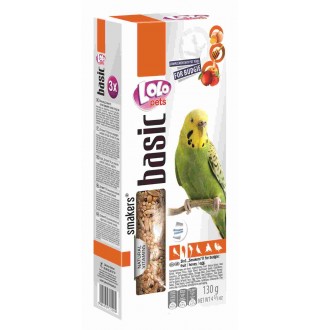 Lolopets Smakers 3в1 фрукти,мед,яйце для хвилястих папуг 130гр. LO-72109