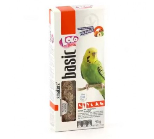 Lolopets Smakers з горіхами для хвилястих папуг 90гр. LO-72113