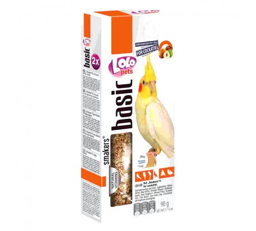 Lolopets Smakers з горіхами для НІМФ 90гр. LO-72207
