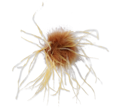 Magic Cat Toy ball with catnip, mix - подвійна іграшка для котів з м'ятою, 10см