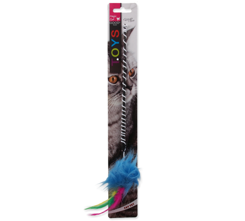 Magic Cat Toy with Mouse and Tail - іграшка для котів вудка з мишкою 30см 